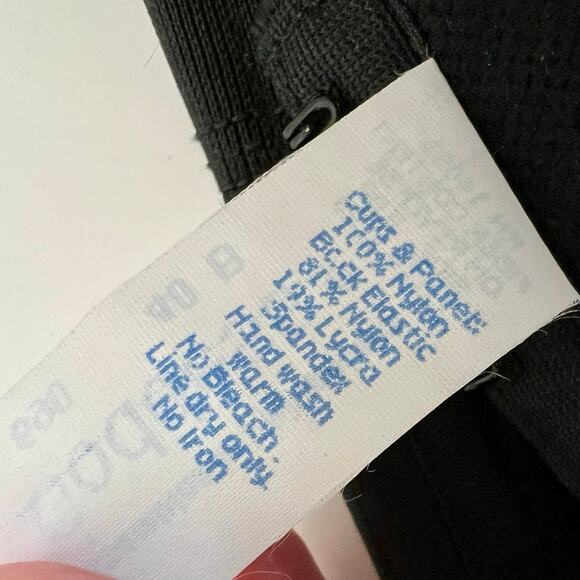 Vintage 80s Black Satin Boned Corset Bra – Goddess Strapless Bustier 40B - Picture 9 of 9